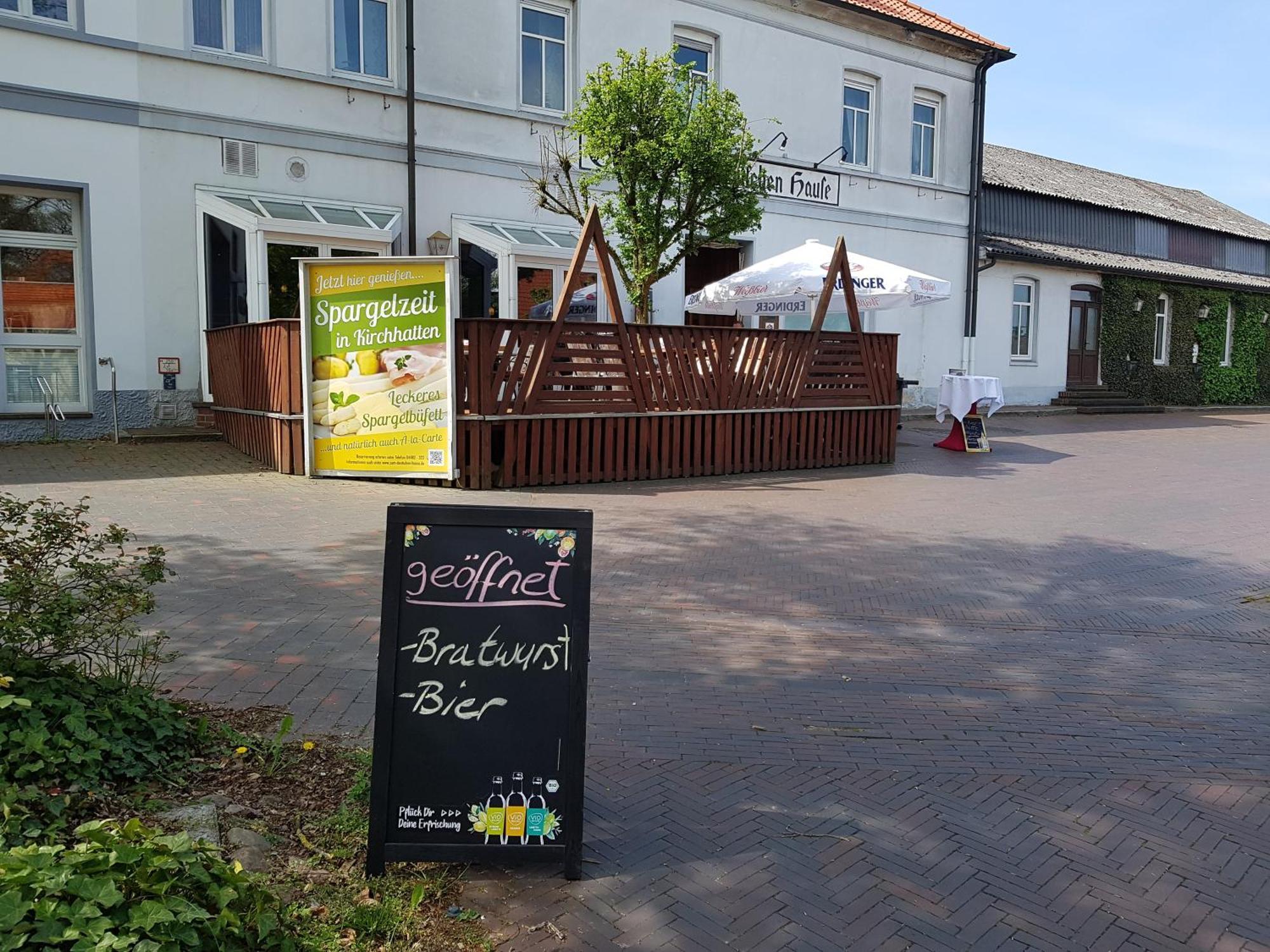 Hotel & Restaurant Zum Deutschen Hause Kirchhatten Esterno foto